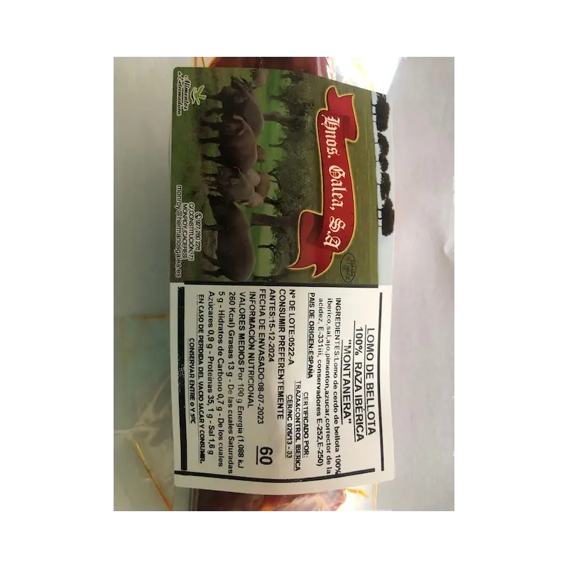 Lomo Ibérico De Bellota