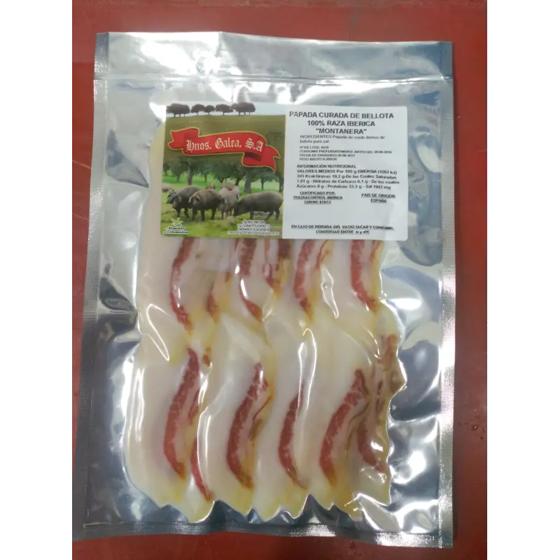 Papada Curada Loncheada de Bellota Ibérica